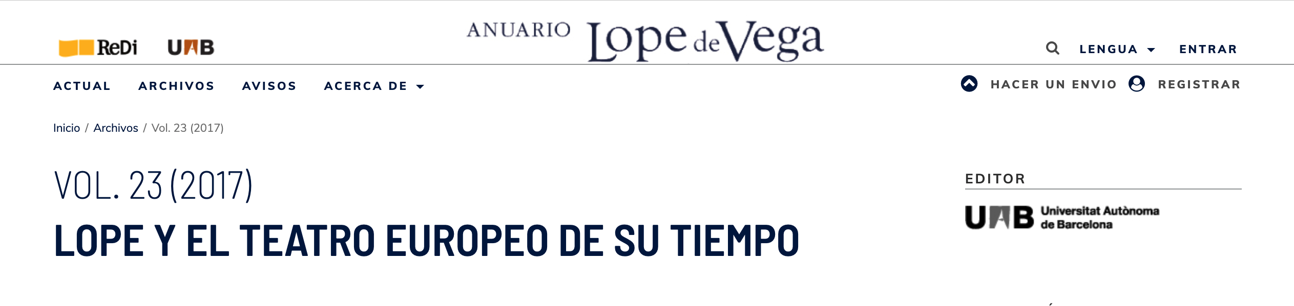 «Lope de Vega y los scenari de la Commedia dell’arte»